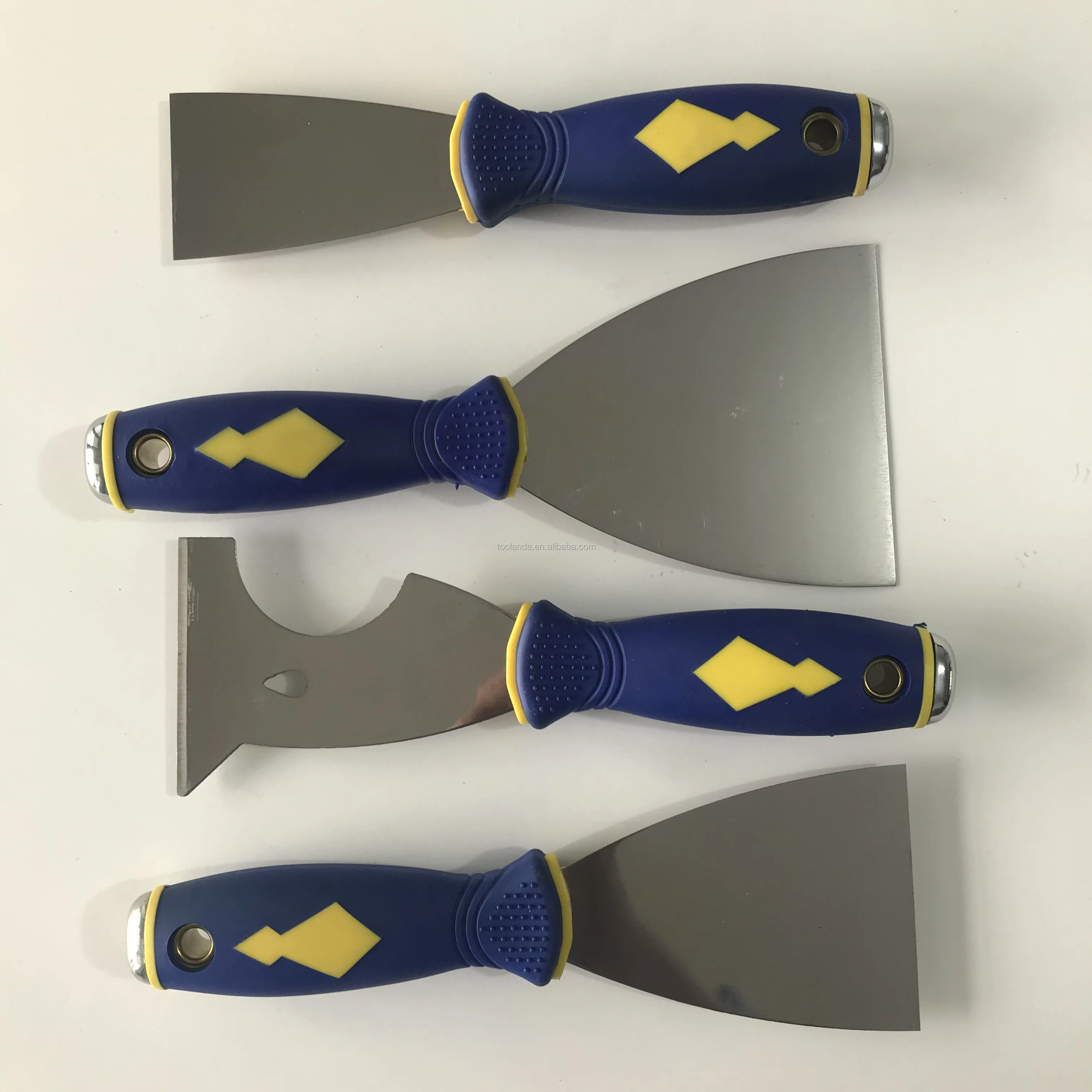 3pc Stainless Steel Drywall Taping Knife Joint Putty Spackle Diy