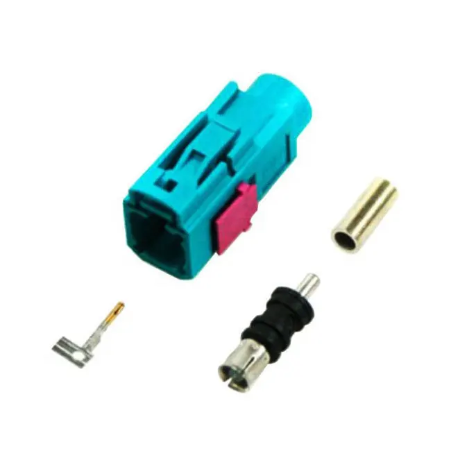 Fakra Code Z Female Connector Fakra Z Straight Crimp Jack Fakra