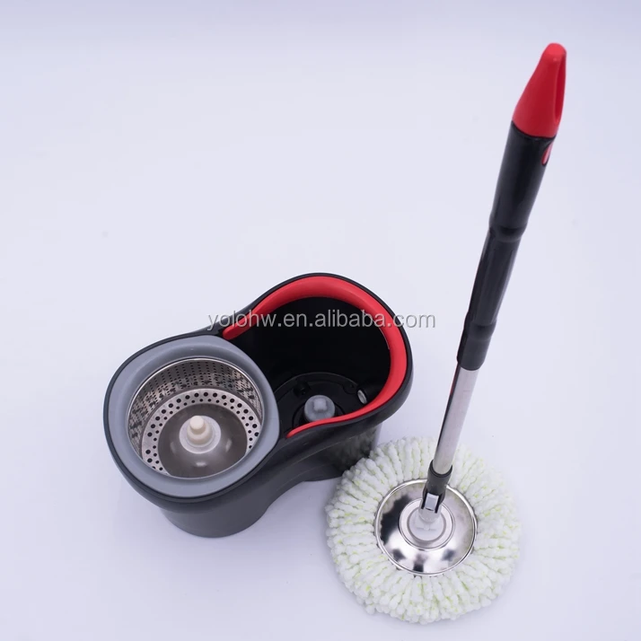 Extensible Telescopic Steel Handle Swivel Magic Mop Spin with Bucket_2075.jpg