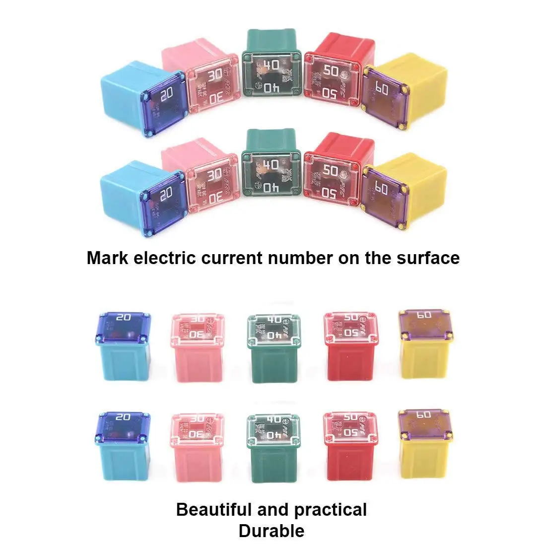 Car Replacement Fuse Automotive Low Profile Electrical Shaped Fuses Box