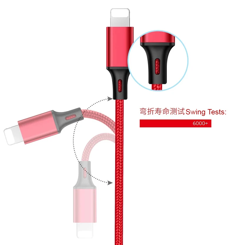 2.1a custom usb 2.0 charger fast charging nylon braided micro usb data cable for android smart phone - ANKUX.COM