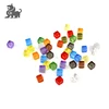 Low price 14mm custom game cube colored plastic cube
