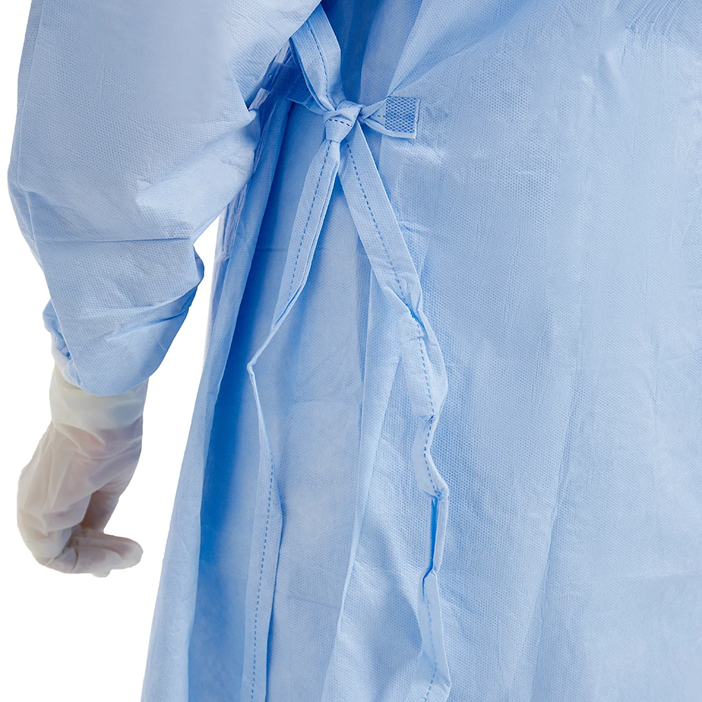 Over 20 years Factory supplier Spunlace non-woven level 4 blue disposable surgical gown Isolation Gown - KingCare | KingCare.net