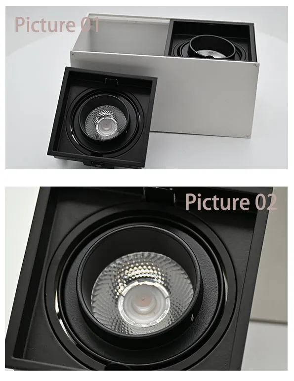 2020 Hot Sale White Double Head Surface Mounted Downlight