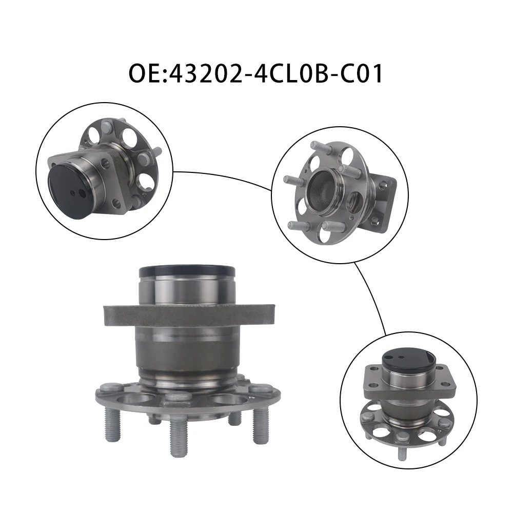 Car Parts Wheel Hub Bearing Wheel Hub Unit For NISSAN JUKE F15 QASHQAI J10 JJ10 X-TRAIL T31 OEM 43202-4CL0B 432024CL0B supplier