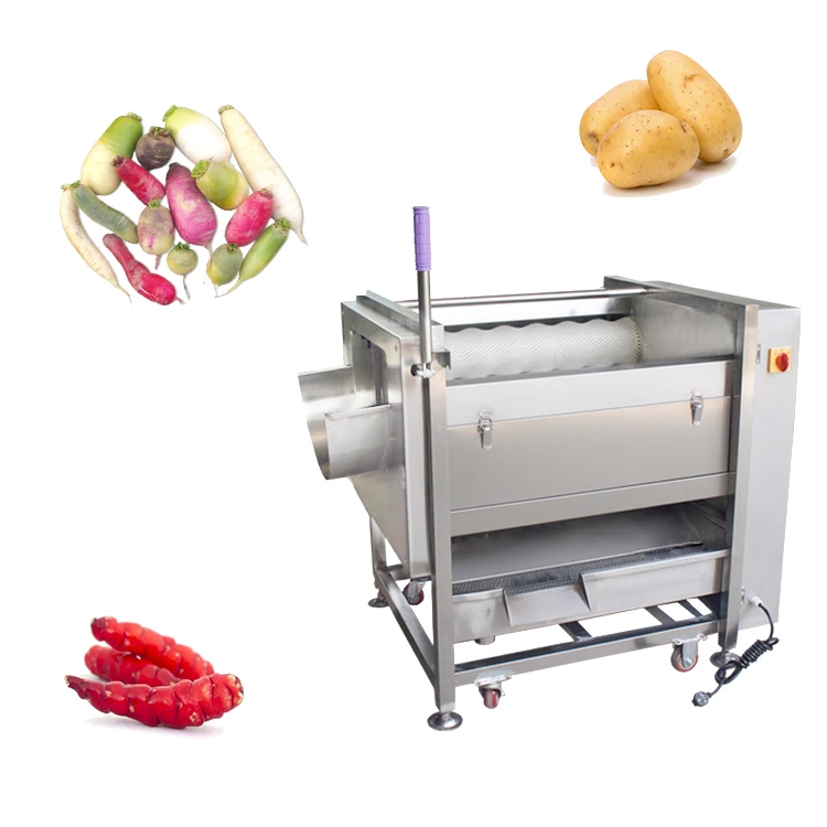 Frozen food processing washing peeling potato cleaning machine   #Ghana WT/8613824555378