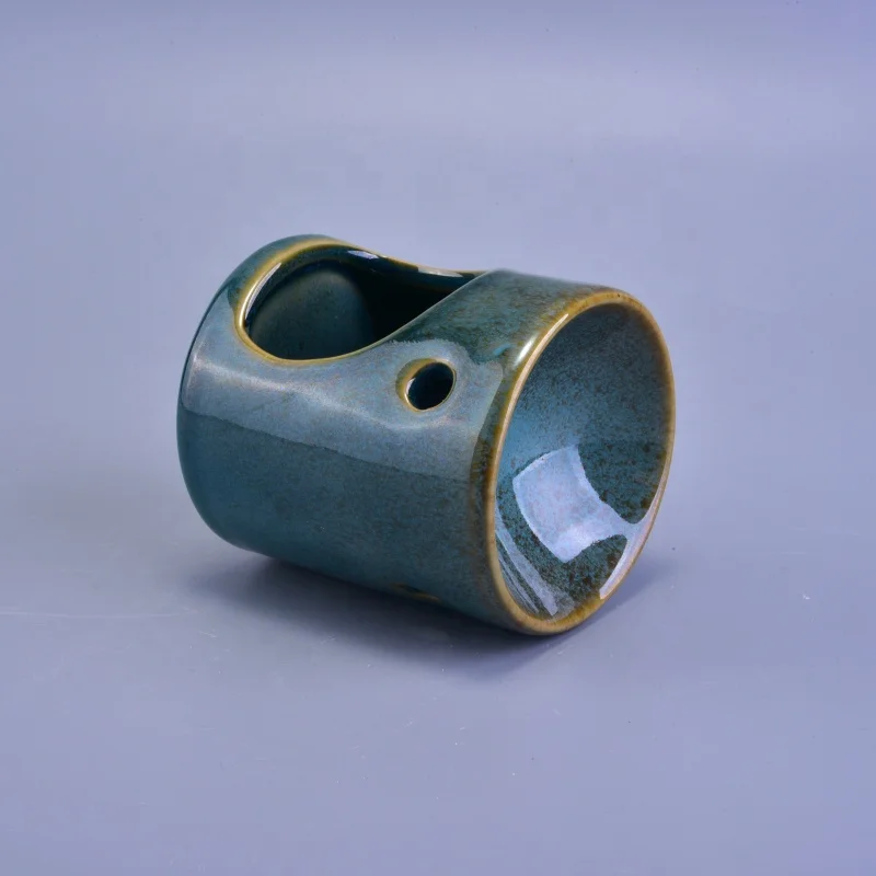 Empty tealight ceramic candle holders wedding decoration centerpieces