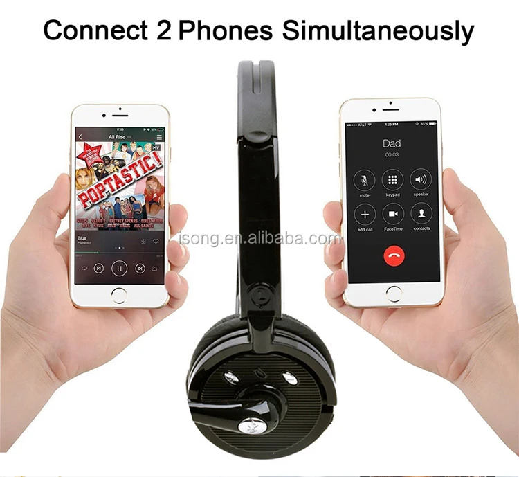 V5.0 Headband Stereo Office Call Center Business Bluetooth Headset With