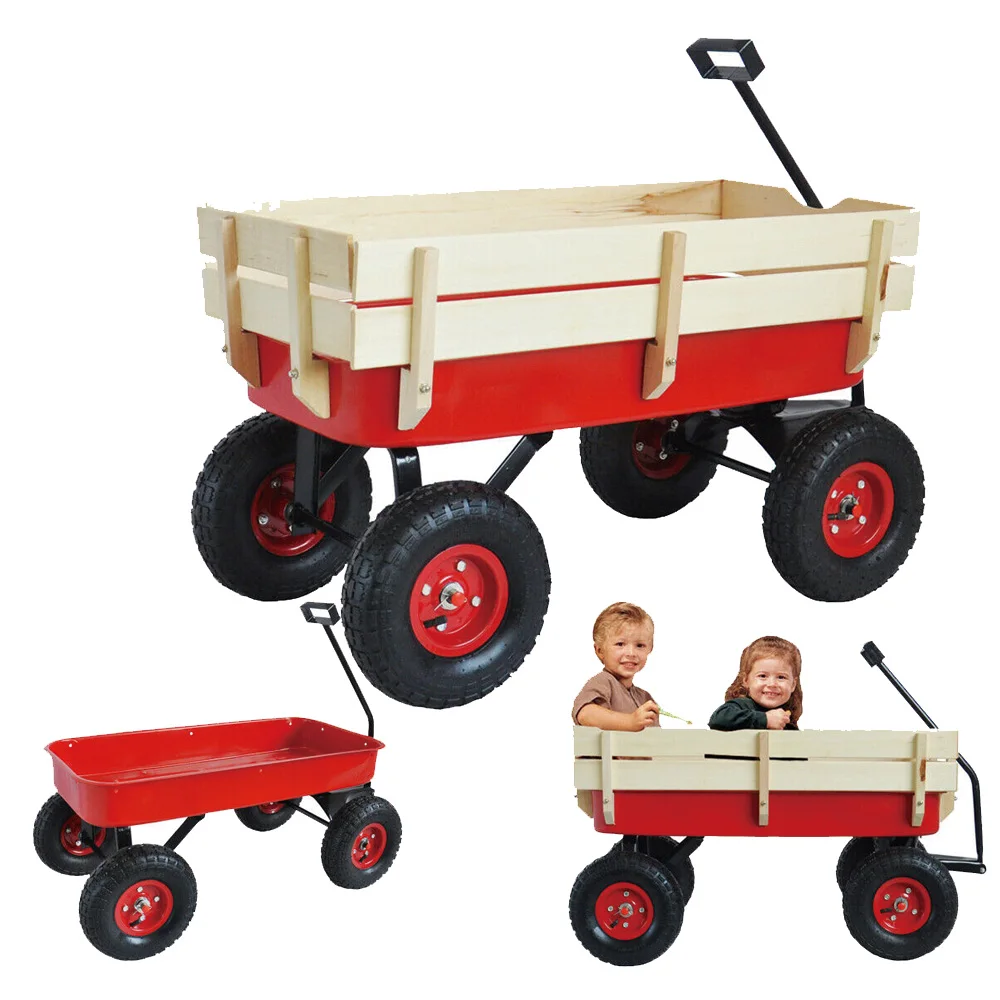 kids wooden wagon