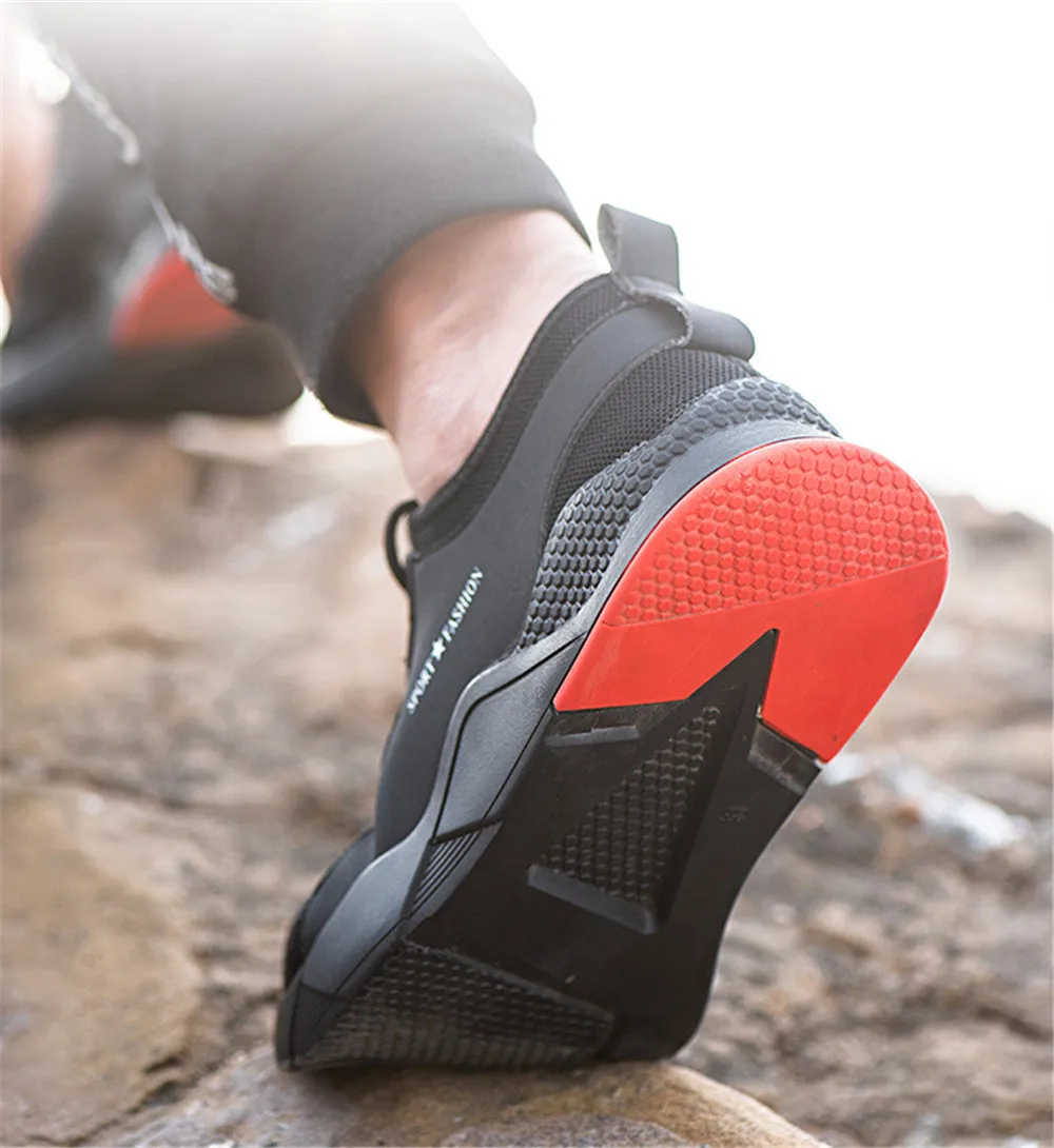 Steel Toe Caps Work Boot Woodland Indestructible Safety Shoes For Men