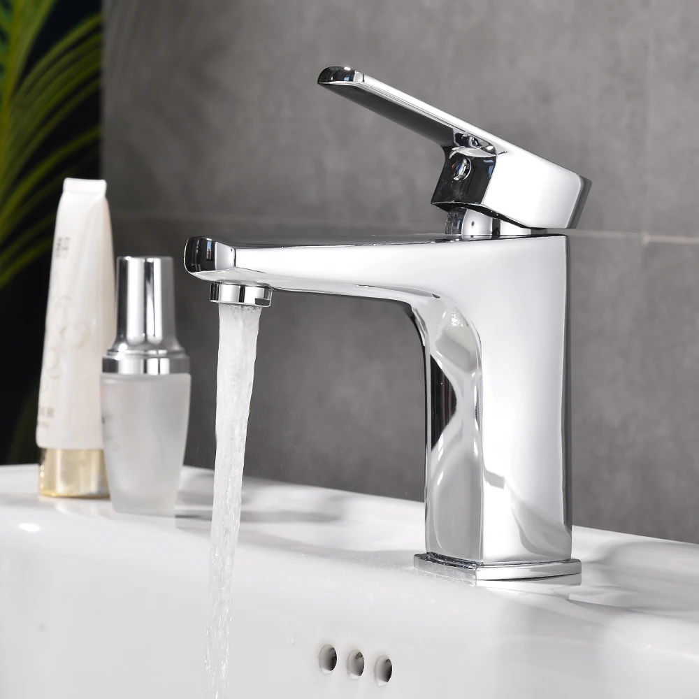 Wall Mounted Chrome Waterfall Basin Faucet Sale Body Cross Ceramic Training Style Brass Surface Graphic Technical