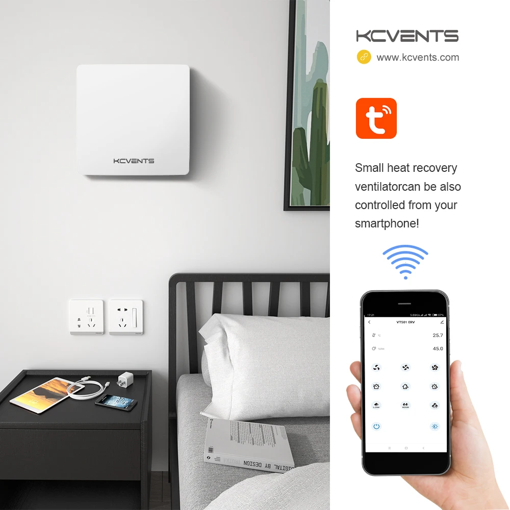Efficient Heat Recovery Ventilator, KCVENTS, HRV - detail 8