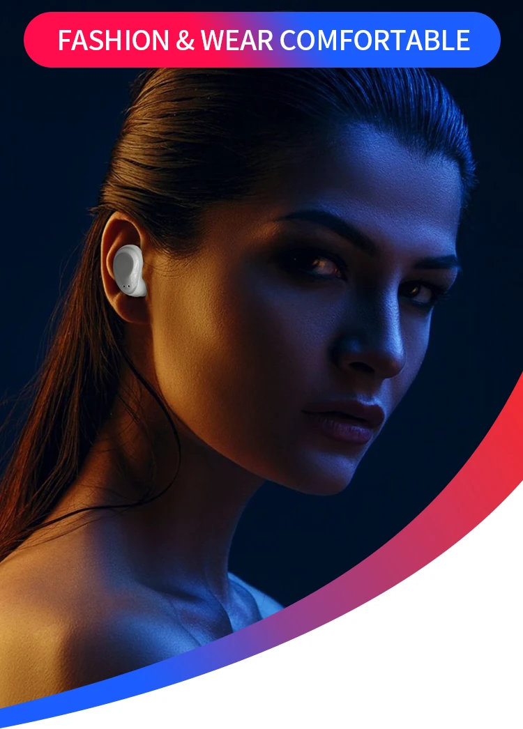 Customize Logo Wireless Earbuds Tws Sport Headphones Bluetooths 5.0 Earphones With 300mAh Charging Case - ANKUX.COM