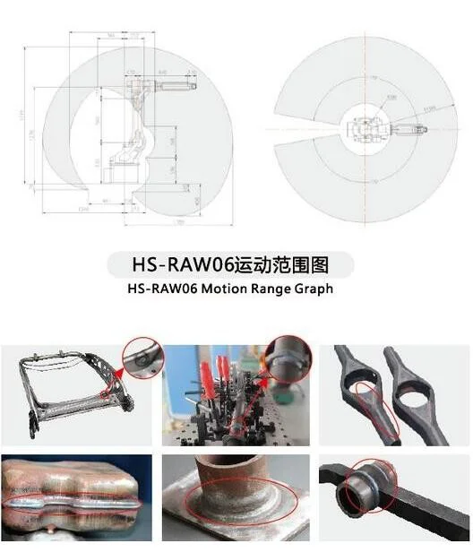 Hwashi Axis Industrial Welding Robot Professional High Efficiency