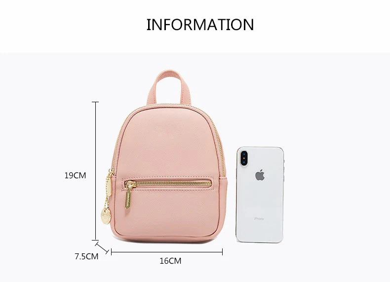 product-GF bags-mochilas Young Designer Women small Soft Backpacks fashion Leather ladies school ant-1