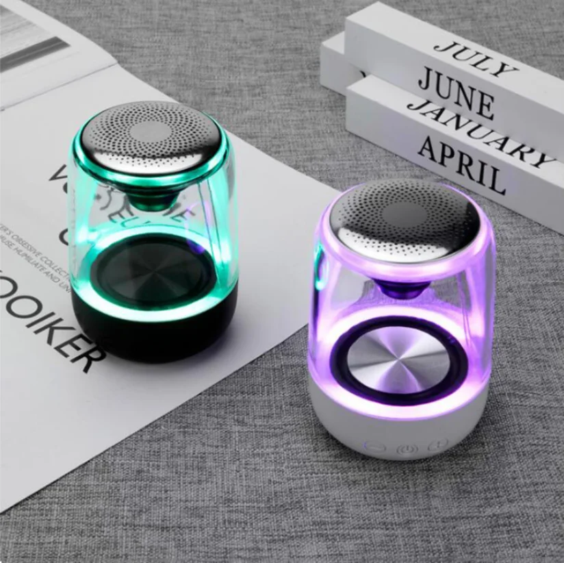 Mini Colorful light Portable Music Sound Box BT 5.0 Speaker Handsfree Outdoor Bass Subwoofer - ANKUX.COM