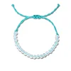 New Hot Selling Unisex Handmade Transparent Glass Bead Bracelet Clean Ocean Adjustable Bead Bracelet