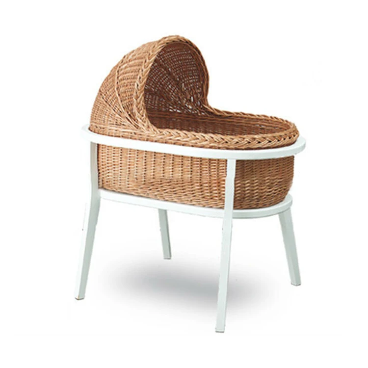 wicker baby bassinet