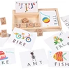 Montessori Learning Matching Letter Games Develops Alphabet Words Spelling Skills Letter Block