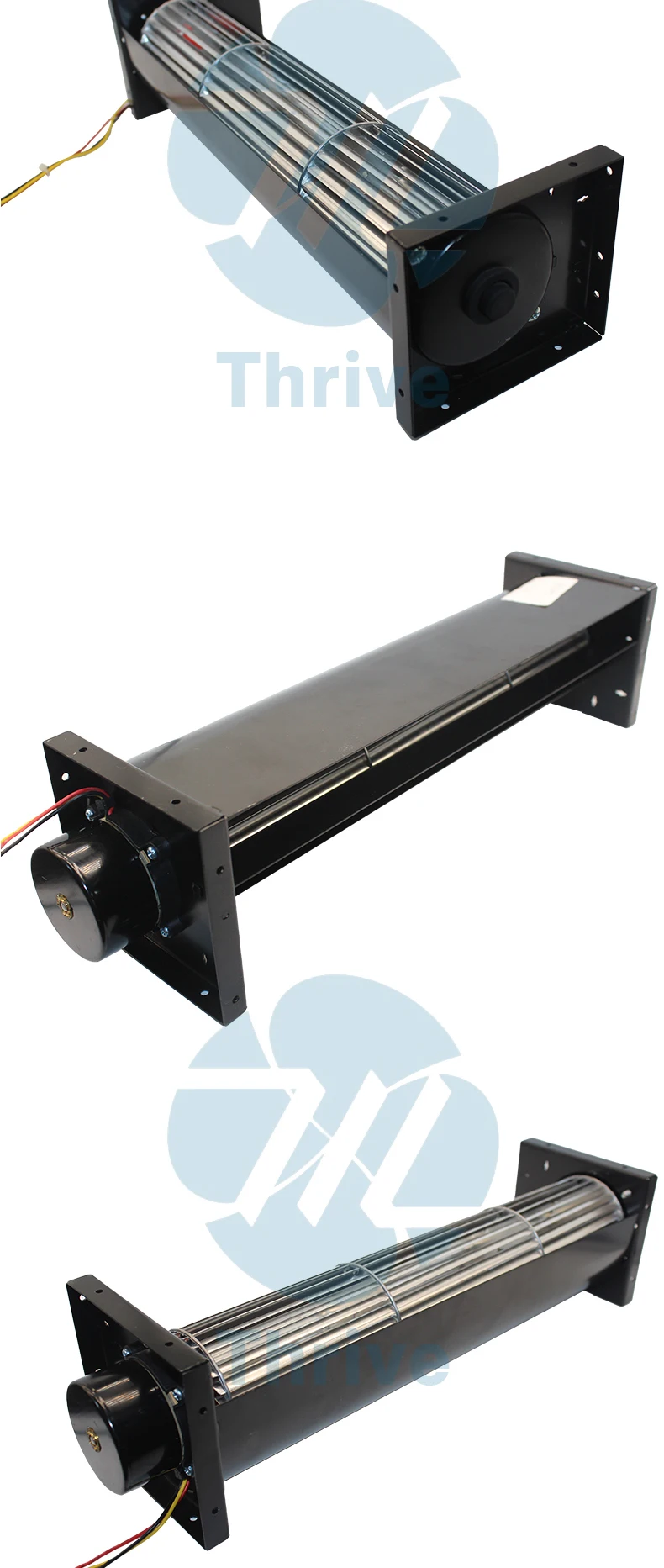 Cross Flow Fan, HL-60300H12B, Aluminum, 12V - detail 20
