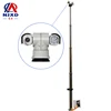 1M to 35M 200kg headload telescopic mast pole with guy wire mobile surveillance sensor tower