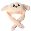 Bunny Hat Moving ears Plush Cute Cap Making Funny Hats Plush Rabbit Hat Factory