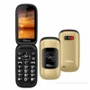 High quality 4G touch screen flip senior phone with Android system support Whats app, gps, facebook