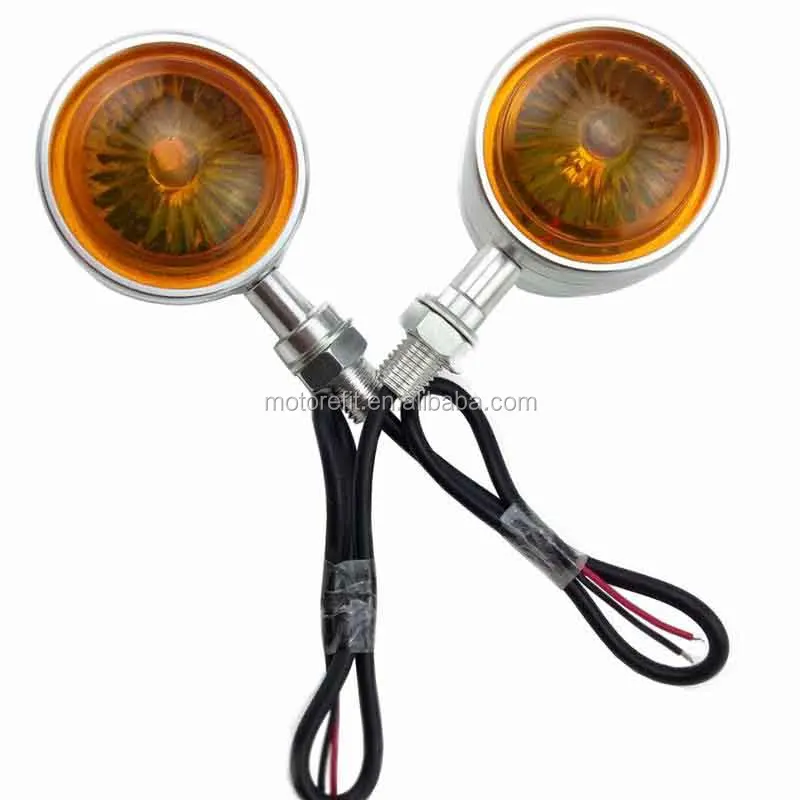 Rts Motorcycle Double Led Turn Signals Lights Indicators Blinkers Lamps