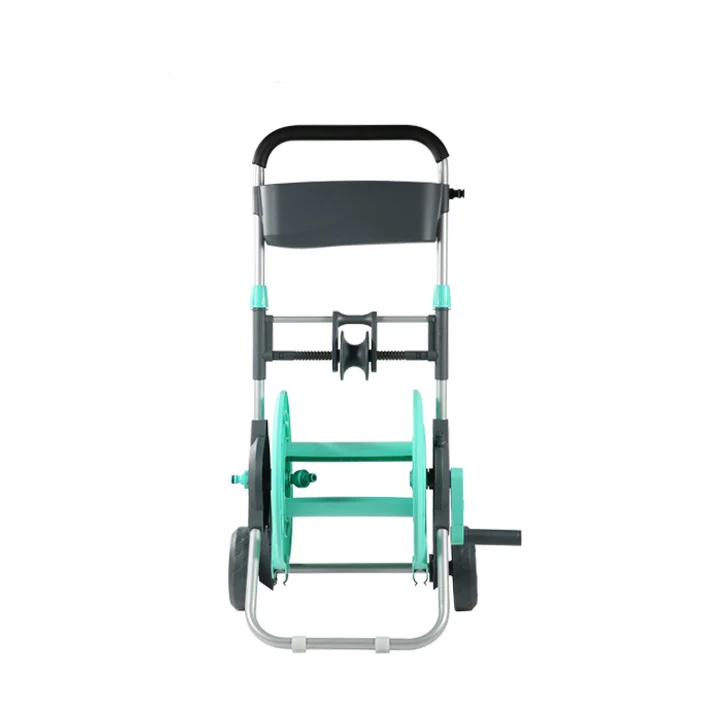 Portable Garden Hose Cart 2 Wheeled Hose Trolley Cart Keep Your Yard