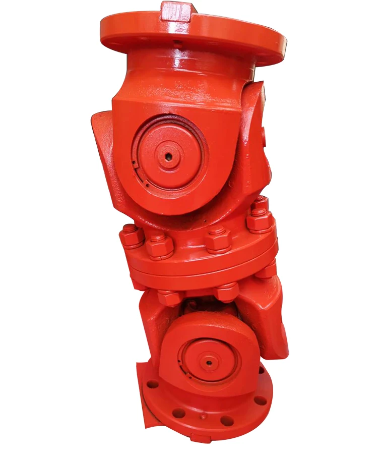 swc short cardan cross shaft flange universal joint coupling without telescopic