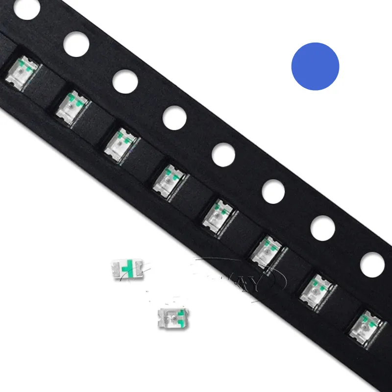 blue LEDs rectanglar emitting diode High quality 0805 2.0*1.2mm water clear SMD/SMT Factory direct sale