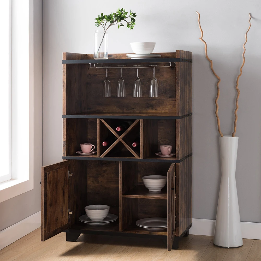 Venta al por mayor alacenas de madera rusticas-Compre online los