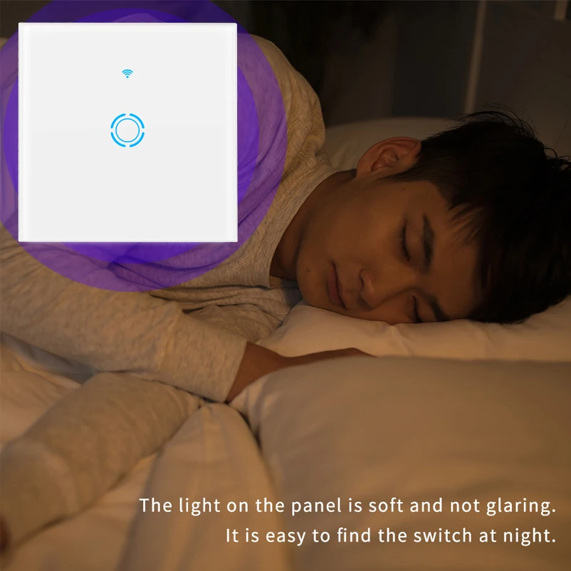 Chaoran Google Assistant Portable EU UK Smart Home Products Touch Switches - ANKUX.COM