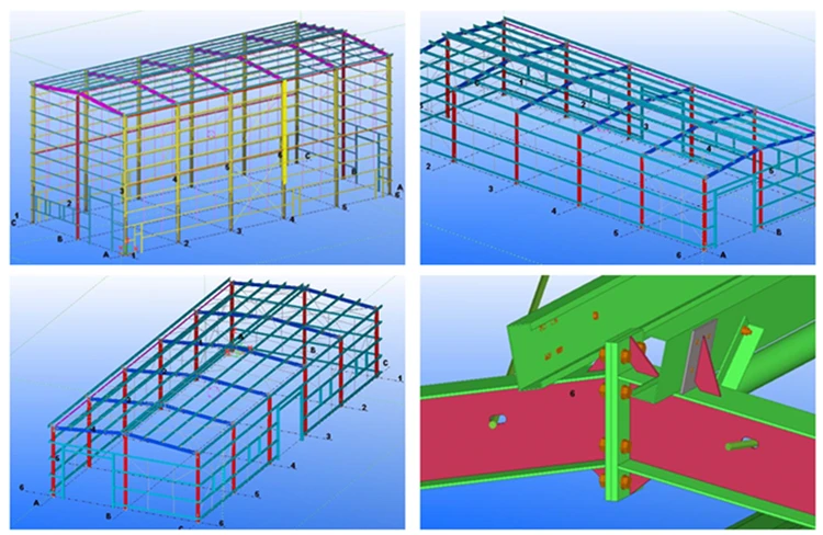 Steel Structure Metal Frame Prefabricated Goat House