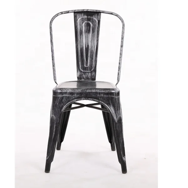Vintage Industriële Stijl Metalen Ijzer Cafe Eetkamer stoel