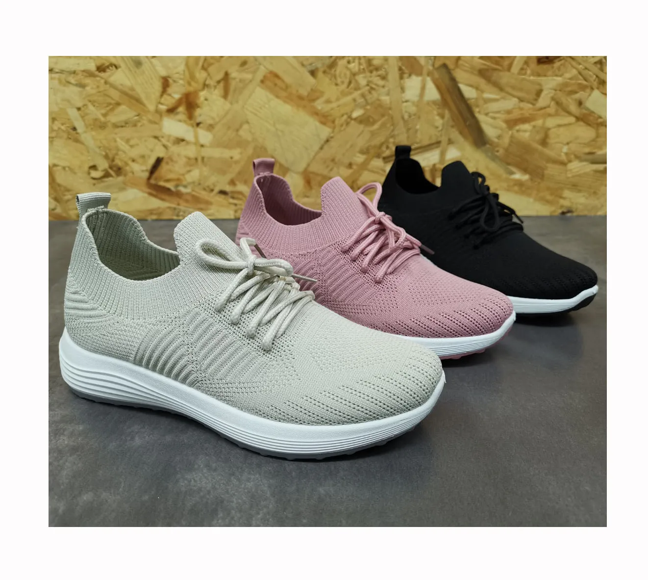 
Fashion Summer Breathable Flying Knit Women Mesh Shoes Woman 2020 Female Casual Shoes Ladies Platform Footwear 