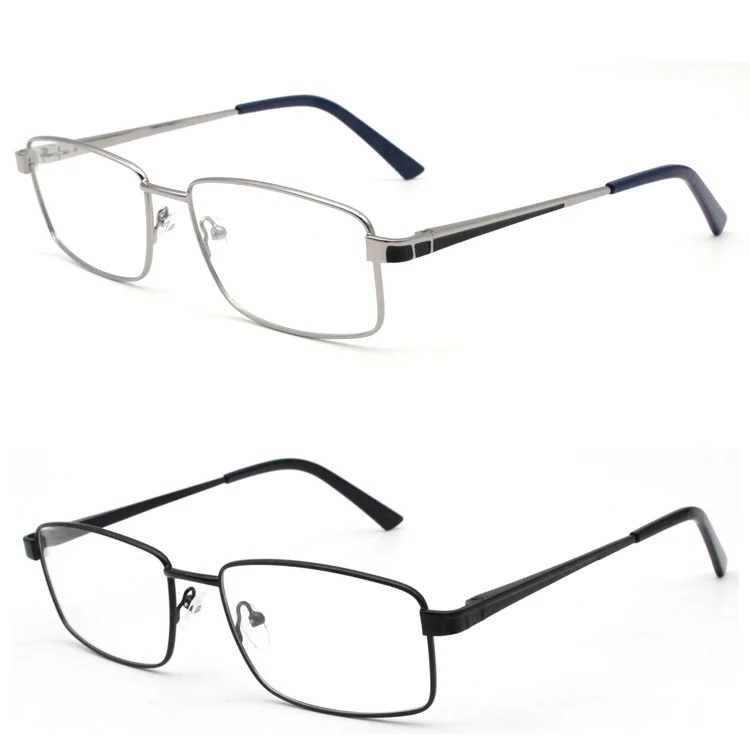 Wenzhou Manufactures High Quality 2021 Fashion Design Big Size Metal Optical Frames Glasses Thin