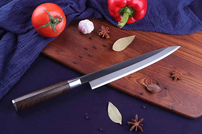 Professional 10 Inch Chef's Knife Stainless Steel Fish Knife Couteau Sushi Sashimi Buy 10inch