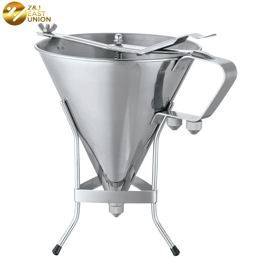 Wholesale Stainless Steel Piston Funnels For Sauce Cream Baking