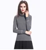 In stock jersey purecashmere women sweater turtle neck pullover OEM factory produced hot selling
