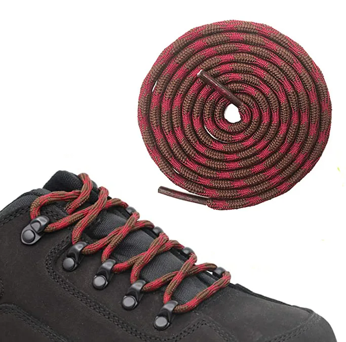 Heavy Duty Boot Shoe Laces Custom Round Wave Shape Hiking Shoelaces For Climbing Outdoor Buy