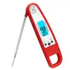 ABS Kitchen Food Oven Grill Thermometer Electronic Meat Milk Baby Digital Thermometer with Folded Probe