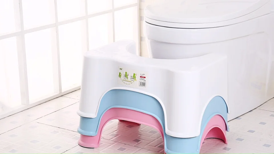 Bathroom Easy Squat Potty Stool Bathroom Poo Poo Stool Plastic Toilet