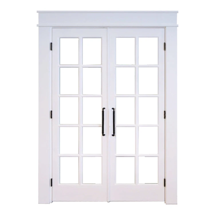 Prettywood Custom Size Exterior Solid Wooden Double Patio Entry French Doors Buy French Doors Patio Doors French French Wooden Double Entry Door Product On Alibaba Com