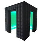 8FTCube ポータブルウェディングフォトブースの結婚式 16 変色 LED Lignts イベントレンタルフォトブースキオスク