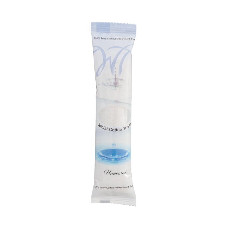 
Disposable individual pack cotton refreshing wet towel 