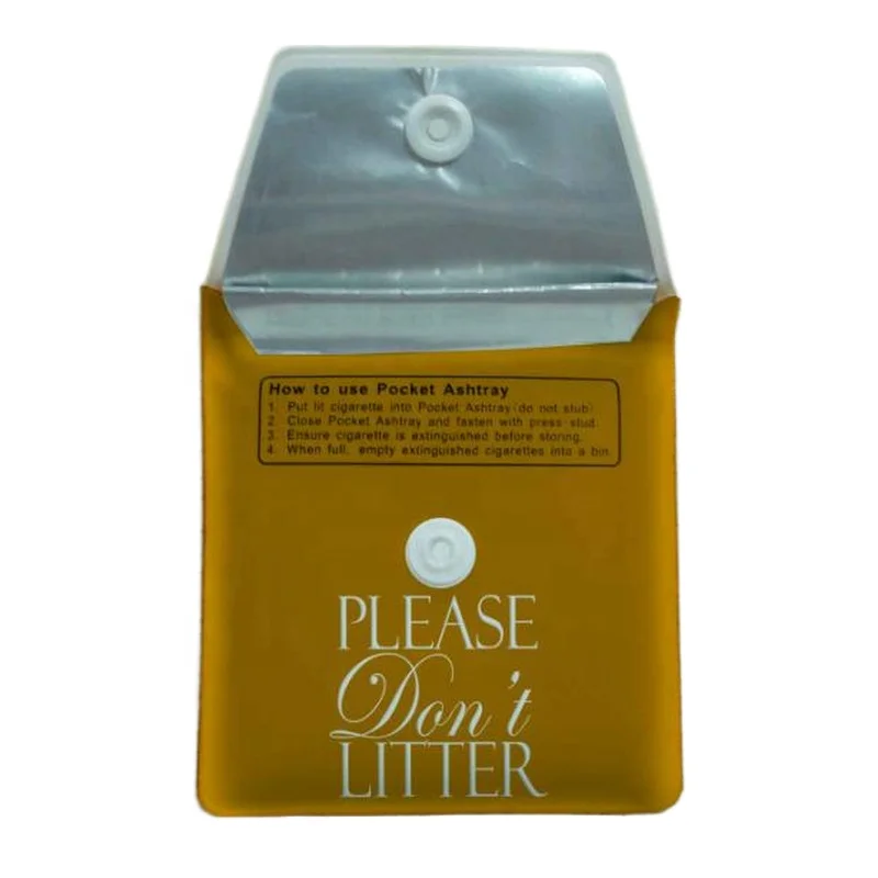 Hengyao Ecofriendly Pocket Ashtray Bag Potable Pocket Ashtray