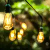 Poly chromatic outdoor small lantern tab string light