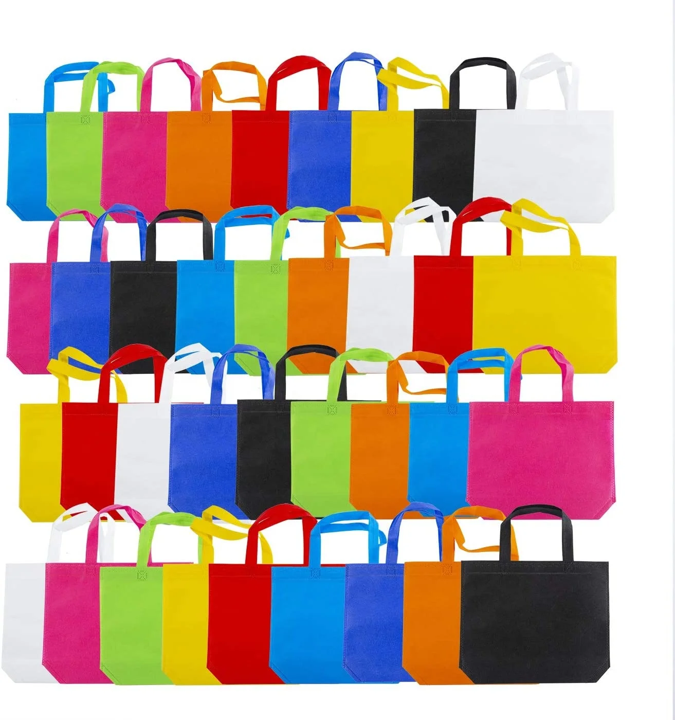 Factory Custom Logo Reusable Promotional Non-woven Fashion Shopping Carry Bags Non Woven Eco Bags Wholesale details