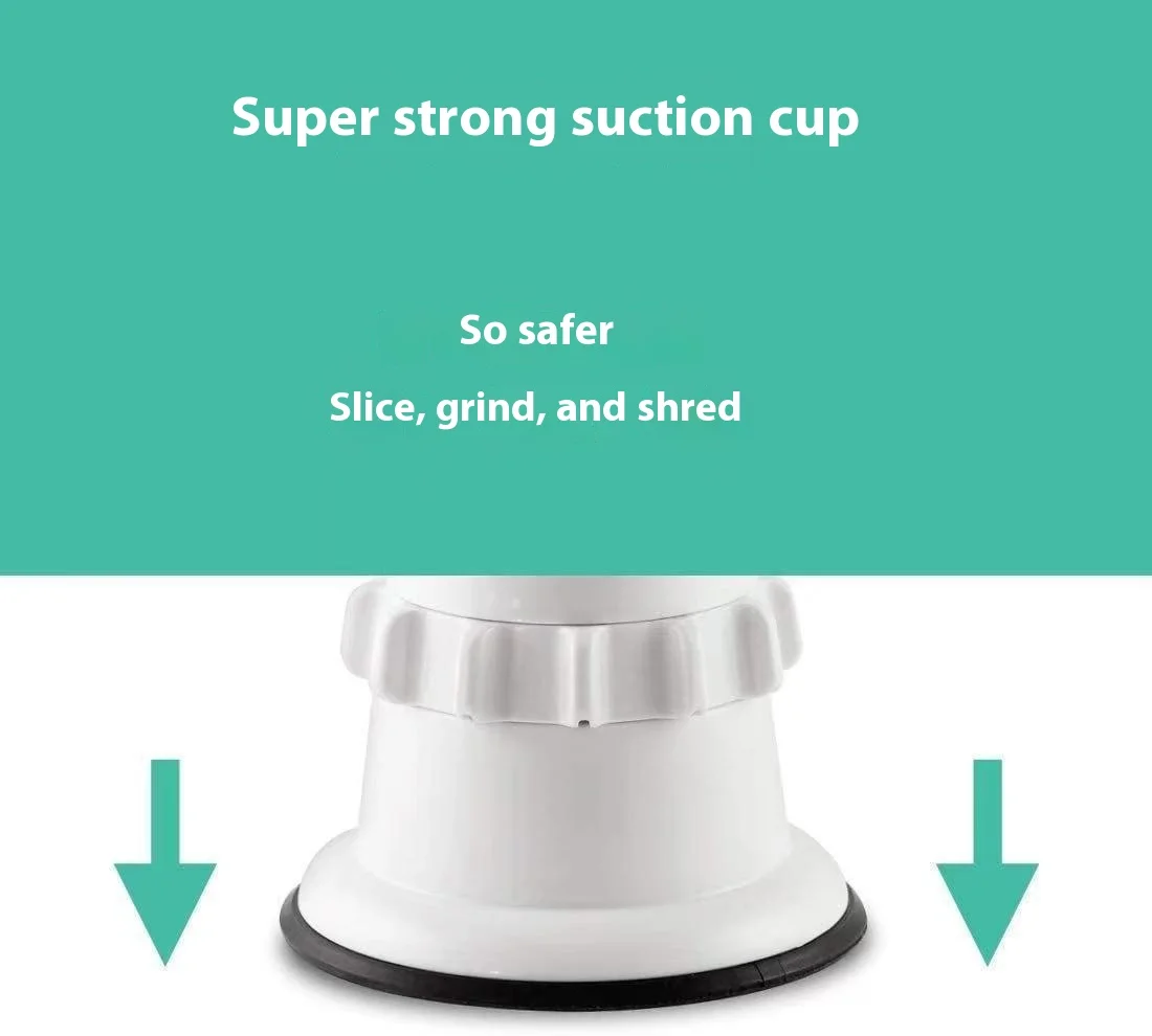 2nd Generation Multifunctional Hand-Cranked Kitchen Tool Plastic Fruit & Vegetable Cutter for Potatoes Shredded Vegetable Slices